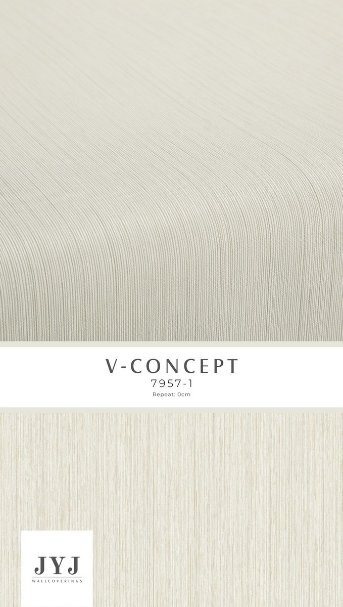 Giấy dán tường vân tăm dọc Vconcept 7957-1